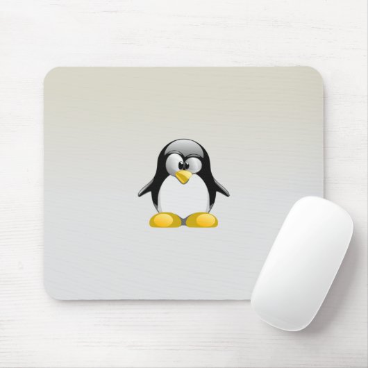 Cute Tux Gray Muismat (Met muis)