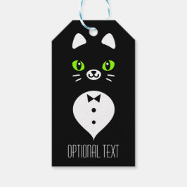 Cute Tuxedo Cat Cadeaulabel
