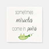 Cute Twin Boys Servet (Voorkant)