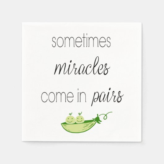 Cute Twin Boys Servet (Voorkant)