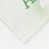 Cute Twin Cactus Baby Shower Gift Fleece Deken (Hoek)