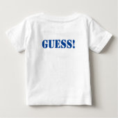 Cute Twin Gezegde Baby T-Shirt (Achterkant)