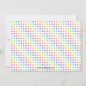 Cute Twin Girls Bowling Birthday Party Invitation Kaart (Achterkant)