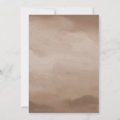 Cute Twinkle Little Star Moon Rustic Baby shower Kaart (Achterkant)