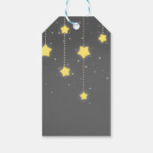 Cute Twinkle Twinkle Little Star Baby shower Cadeaulabel (Achterkant)