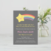 Cute Twinkle Twinkle Little Star Baby shower Kaart (Staand voorkant)