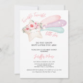 Cute Twinkle Twinkle Little Star Baby shower Kaart (Voorkant)