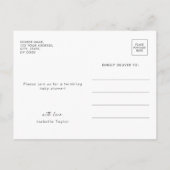 Cute Twinkle Twinkle Little Star Baby shower Uitnodiging Briefkaart (Achterkant)