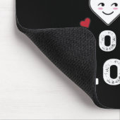 Cute Two Hearts One Love Birthday Valentijnsdag Muismat (Hoek)