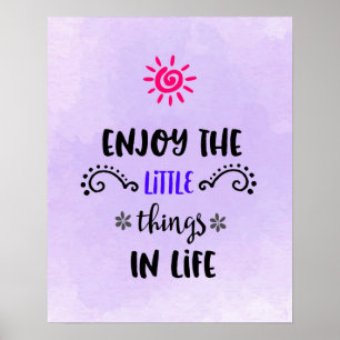 Cute Typografie met een inspirerend citaat op Paar Poster