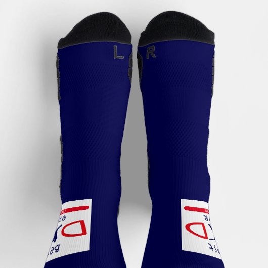 Cute Typography Baseball Best Dad Day Sokken (Top)