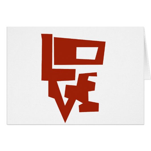 Cute Typography Charming Retro Modern - Love (Voorkant Horizontaal)