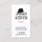 Cute Typography Magic Pet Professional Magic Visitekaartje (Voorkant)