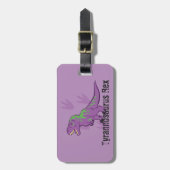 Cute Tyrannosaurus Rex Bagagelabel (Voorkant verticaal)