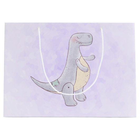 Cute Tyrannosaurus Rex Dinosaur Speelgoed Groot Cadeauzakje (Voorkant)
