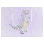 Cute Tyrannosaurus Rex Dinosaur Speelgoed Groot Cadeauzakje (Achterkant)