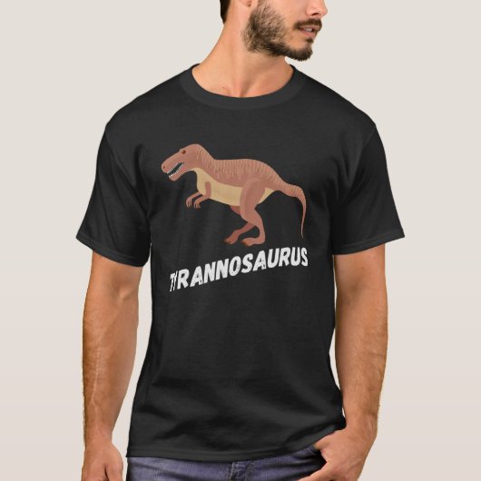 Cute Tyrannosaurus Rex Dinosaur T-shirt (Voorkant)