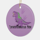 Cute Tyrannosaurus Rex Keramisch Ornament (Links)