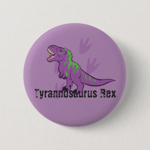 Cute Tyrannosaurus Rex Ronde Button 5,7 Cm
