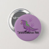 Cute Tyrannosaurus Rex Ronde Button 5,7 Cm (Voorkant /achterkant)