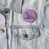 Cute Tyrannosaurus Rex Ronde Button 5,7 Cm (In situ)