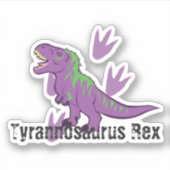 Cute Tyrannosaurus Rex Sticker (Voorkant)
