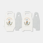 Cute Ugly Sweater Leaf Winter Reindeer Baby shower Bedankdoosjes (Uitgevouwen)