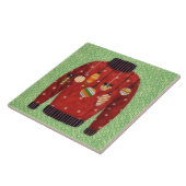 Cute Ugly Sweater Ornament Art Tile Tegeltje (Zijkant)
