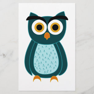Cute uil briefpapier