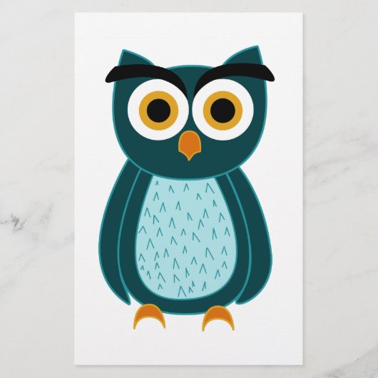 Cute uil briefpapier (Voorkant)