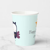 Cute Uil en Ster Feestje Papieren Bekers (Links)