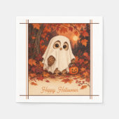 Cute Uil Geest Kostuum Halloween Feest Servetten (Voorkant)
