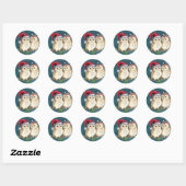 Cute Uil Kerststickers Enveloppe Zegels (Vel)