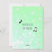 Cute Uil Koppel op Boomtak Kerstmis Feestdagenkaart (Achterkant)