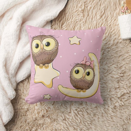 Cute Uil Kussen (Deken)