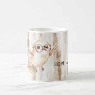 Cute Uil met Bril Koffiemok