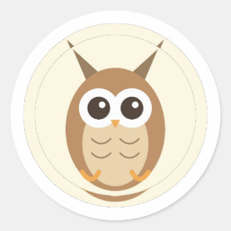 Cute Uil Sticker | Kawaii Bosdier Sticker