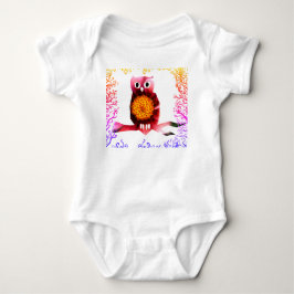Cute Uil, Vogel Baby Rompertje