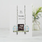 Cute Ultrasound Bedankt Elephant Swinging (Staand voorkant)