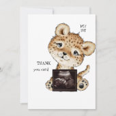Cute Ultrasound Photo Boy Funny Hartelijk dank Bedankkaart (Voorkant)