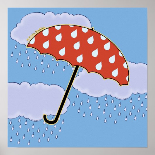Cute Umbrella Posters (Voorkant)