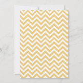 Cute Umbrella Yellow Baby Sprinkle of Baby shower Kaart (Achterkant)