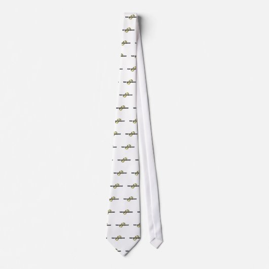 Cute "under New Management" Weddenschap Stropdas (Voorkant)