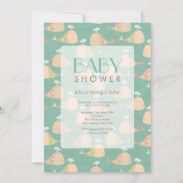 Cute under the Zee Baby shower Invite Kaart
