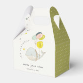 Cute Underwater ballon Heart Whale Kids Birthday Bedankdoosjes (Achterkant)