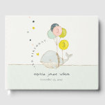 Cute Underwater ballon Heart Whale Kids Birthday Gastenboek<br><div class="desc">Onderzeese ballonwalvis met Collectie van het hart. Het is een Cute Elegant Simple Minimal Sketchy Illustration van walvis met ballonnen en hart, met pasta en kleurrijk uiterlijk perfect voor je kleine verjaardagsfeest. Het is zeer gemakkelijk om, met uw persoonlijke details aan te passen. Als u een ander bijpassend product of...</div>