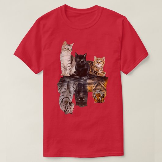 Cute underwater Cats Shadow Tshirt for Cat Lovers (Design voorkant)