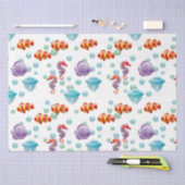 Cute Underwater Ocean Zee Life Fish Decouting Tissuepapier (Craft)