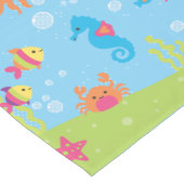 Cute Underwater Scene.ai Korte Tafelloper (Hoek)