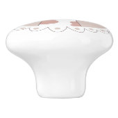 Cute Unicat Ceramic Knob. Keramische Knop (Zijkant)